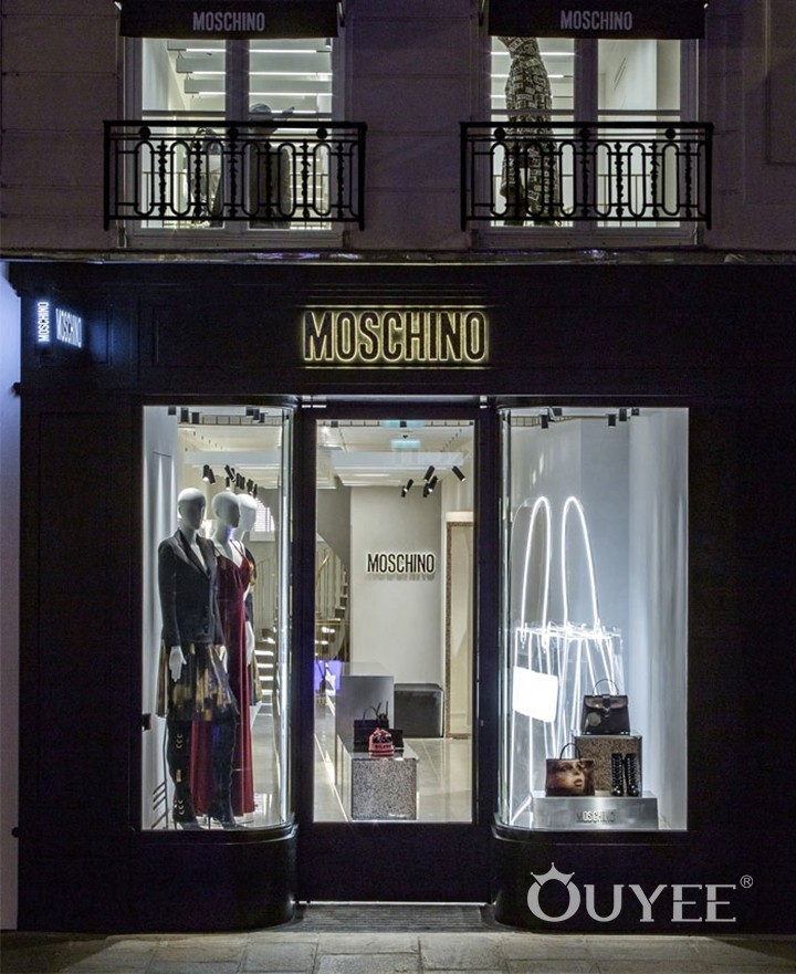 Moschino Boutique in Paris Between a Retail Space and Art Gallery